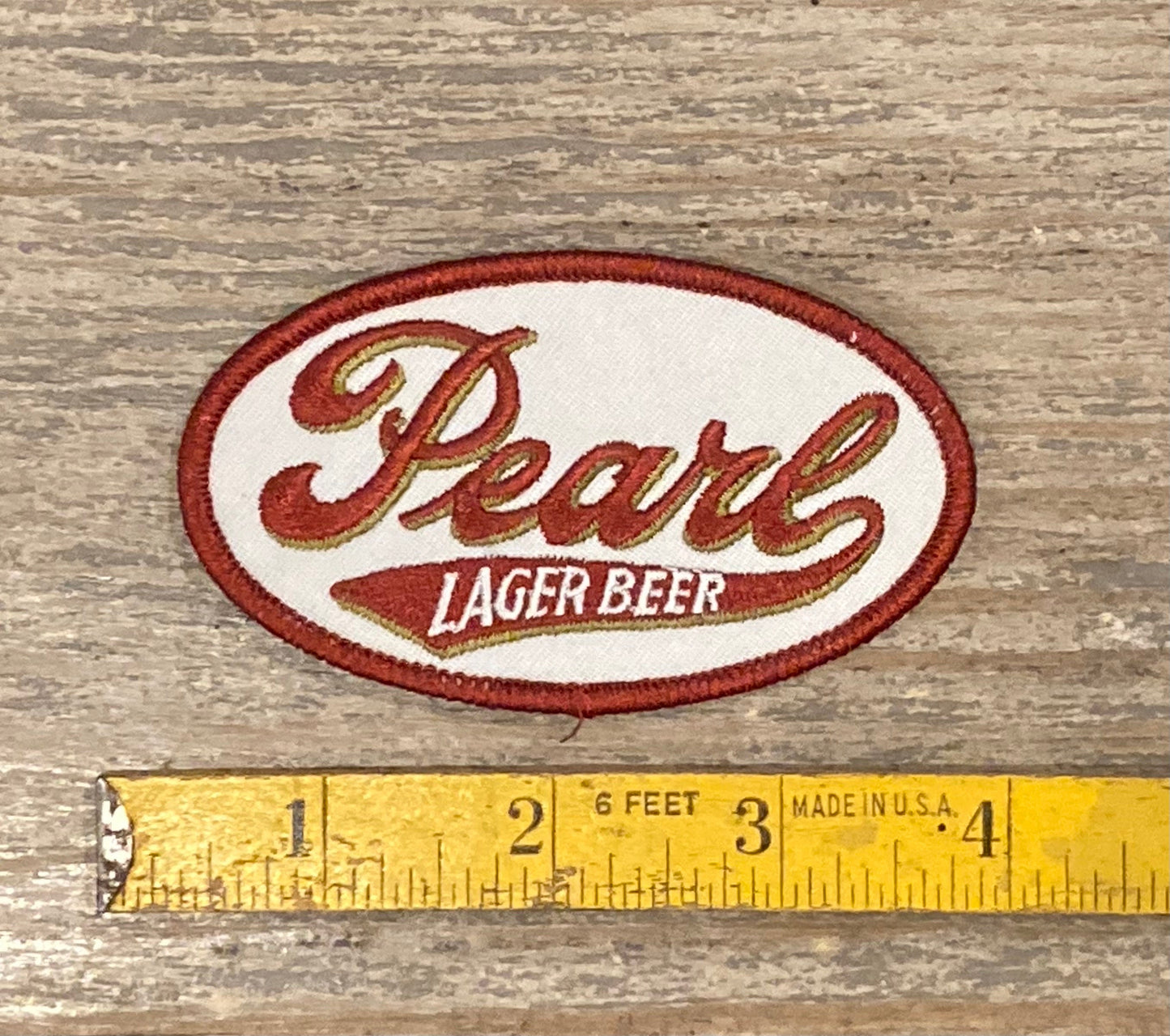 Retro Pearl Lager Beer Patch