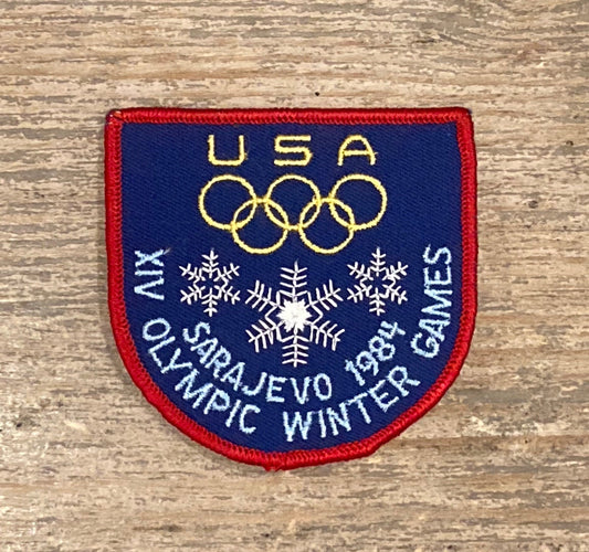 Retro USA Winter Olympic Games, Sarajevo 1984 Patch