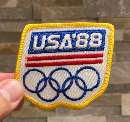 Retro 1988 USA Winter Olympics Patch