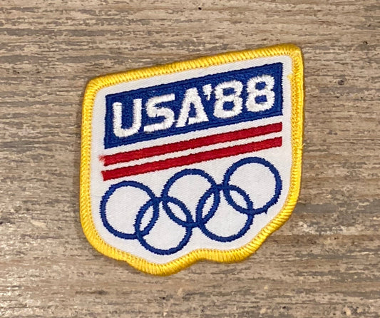 Retro 1988 USA Winter Olympics Patch